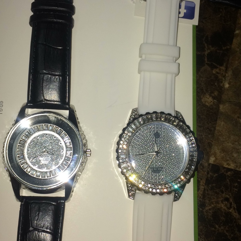 Iced out watches by techno